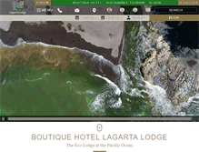 Tablet Screenshot of lagartalodge.com
